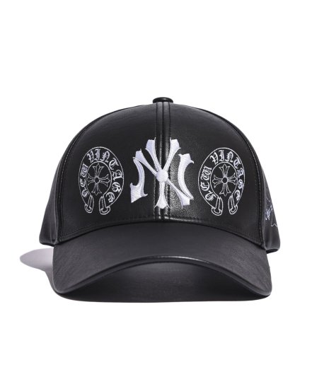 NEWVINTAGE(ニューヴィンテージ)キャップ CHROME YORK EMBLEM PU LEATHER CAP | NEWVINTAGE 公式通販サイト