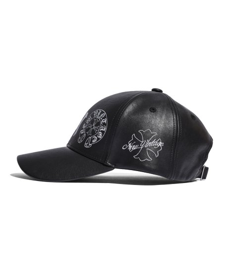 NEWVINTAGE(ニューヴィンテージ)キャップ CHROME YORK EMBLEM PU LEATHER CAP | NEWVINTAGE 公式通販サイト