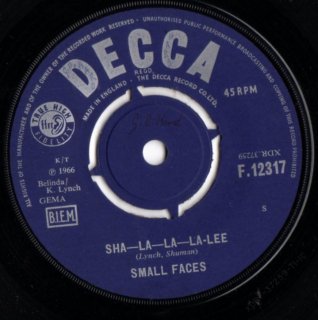 SMALL FACES - Sha-La-La-La-Lee