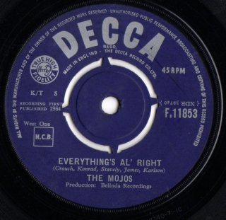 THE MOJOS - Everything's Al' Right