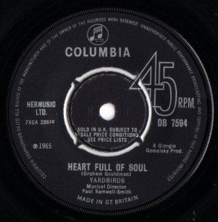 THE YARDBIRDS - Heart Full Of Soul