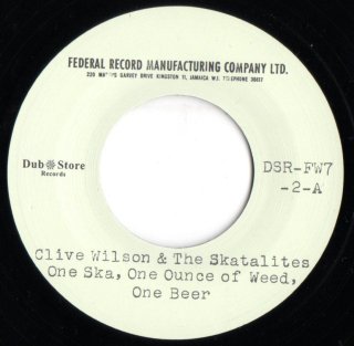 CLIVE WILSON & THE SKATALITES - One Ska, One Ounce Of Weed, One Beer