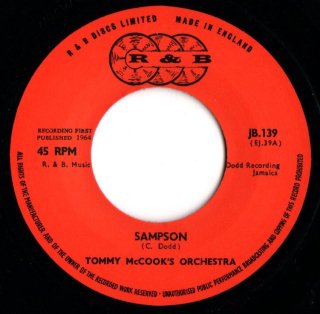 TOMMY McCOOK'S ORCHESTRA - Sampson