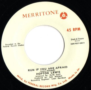 HOPETON LEWIS - Run If You Are Afraid