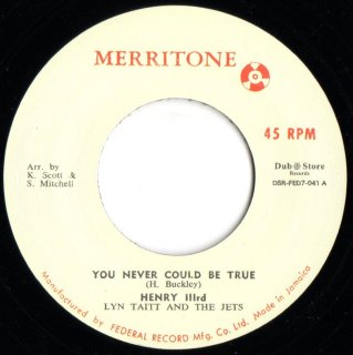 HENRY BUCKLEY - You Never Could Be True