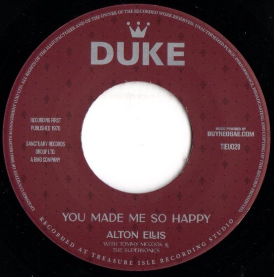 ALTON ELLIS - You Made Me So Happy