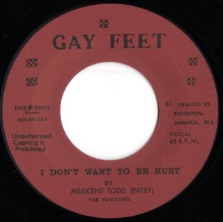 PATSY MILLICENT TODD - I Don't Want To Be Hurt