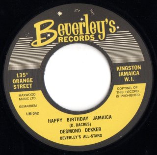DESMOND DEKKER - Happy Birthday Jamaica