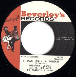 DESMOND DEKKER AND THE FOUR ACES - It Was Only A Dream