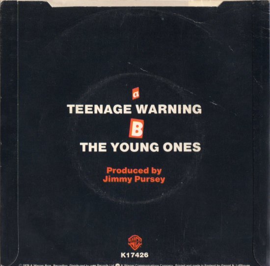 ANGELIC UPSTARTS - Teenage Warning