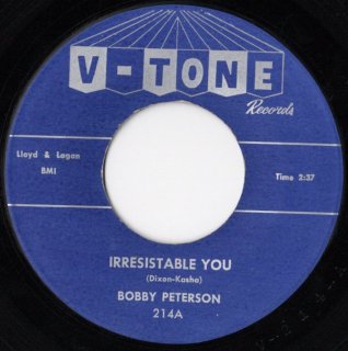 BOBBY PETERSON - Irresistable You