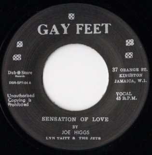 JOE HIGGS - Sensation Of Love