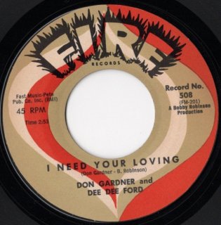 DON GARDNER AND DEE DEE FORD - I Need Your Loving