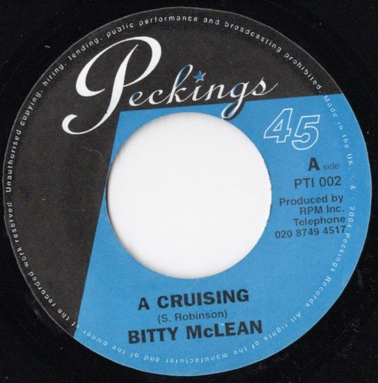 BITTY McLEAN - A Cruising