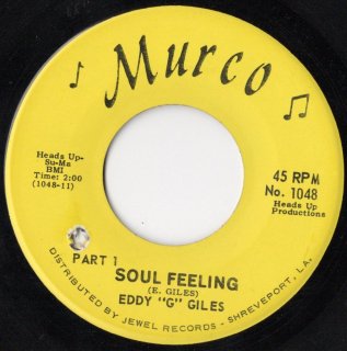 EDDY "G" GILES - Soul Feeling