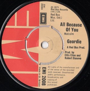 GEORDIE - All Because Of You