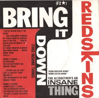 RED SKINS - Bring It Down ( This Insane Thing)