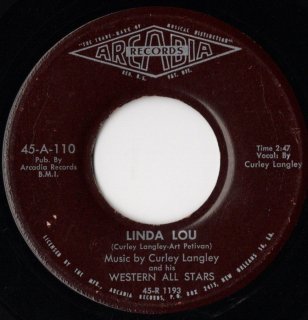 CURLEY LANGLEY AND HIS WESTERN ALL STARS - Linda Lou