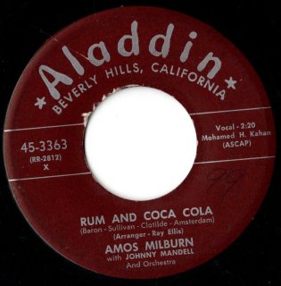 AMOS MILBURN - Rum And Coca Cola