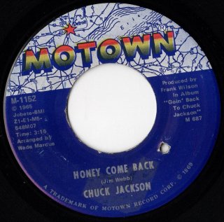 CHUCK JACKSON - Honey Come Back