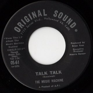 <img class='new_mark_img1' src='https://img.shop-pro.jp/img/new/icons15.gif' style='border:none;display:inline;margin:0px;padding:0px;width:auto;' />THE MUSIC MACHINE - Talk Talk