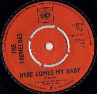 <img class='new_mark_img1' src='https://img.shop-pro.jp/img/new/icons15.gif' style='border:none;display:inline;margin:0px;padding:0px;width:auto;' />THE TREMELOES - Here Comes My Baby