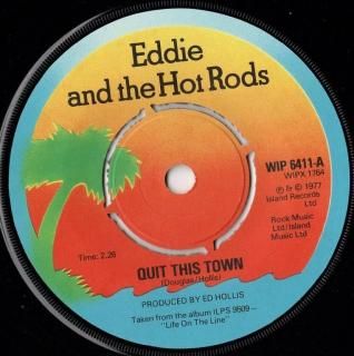 <img class='new_mark_img1' src='https://img.shop-pro.jp/img/new/icons15.gif' style='border:none;display:inline;margin:0px;padding:0px;width:auto;' />EDDIE AND THE HOT RODS - Quit This Town