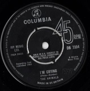 THE ANIMALS - I'm Crying