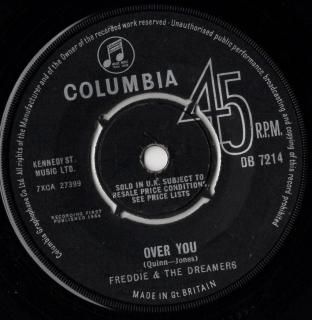 <img class='new_mark_img1' src='https://img.shop-pro.jp/img/new/icons15.gif' style='border:none;display:inline;margin:0px;padding:0px;width:auto;' />FREDDIE AND THE DREAMERS - Over You