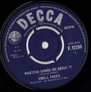 <img class='new_mark_img1' src='https://img.shop-pro.jp/img/new/icons15.gif' style='border:none;display:inline;margin:0px;padding:0px;width:auto;' />SMALL FACES - Whatcha Gonna Do About It