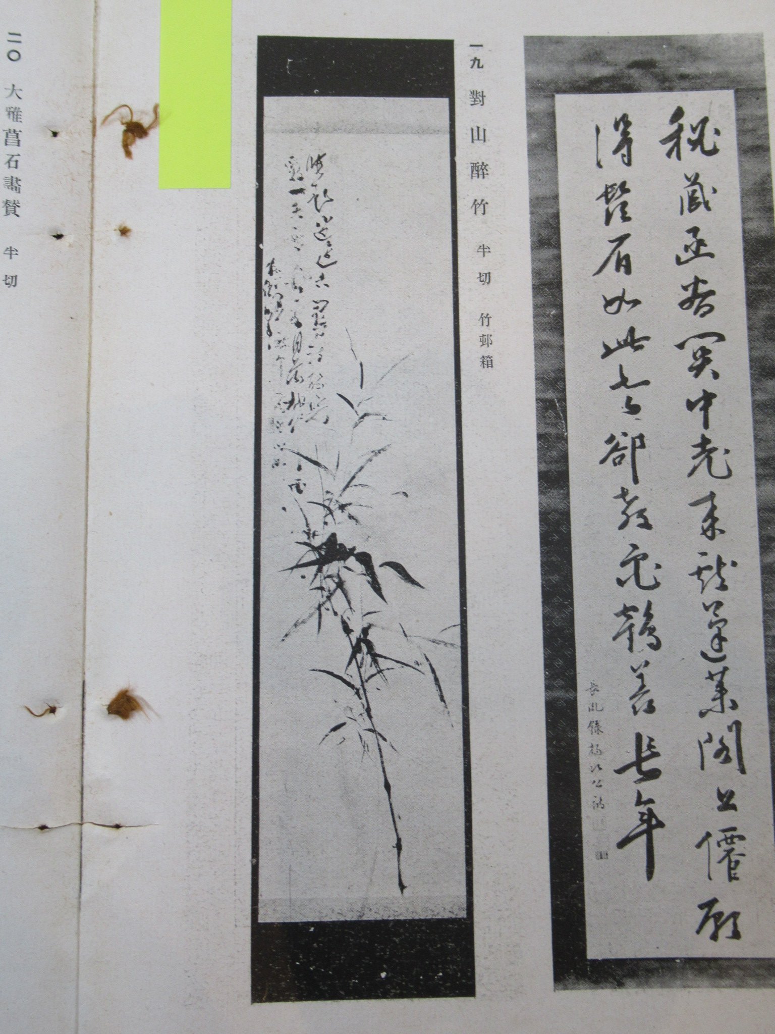 日根対山 墨竹図 田近竹邨所蔵品 - 書画骨董専門店 徳島 山本美術