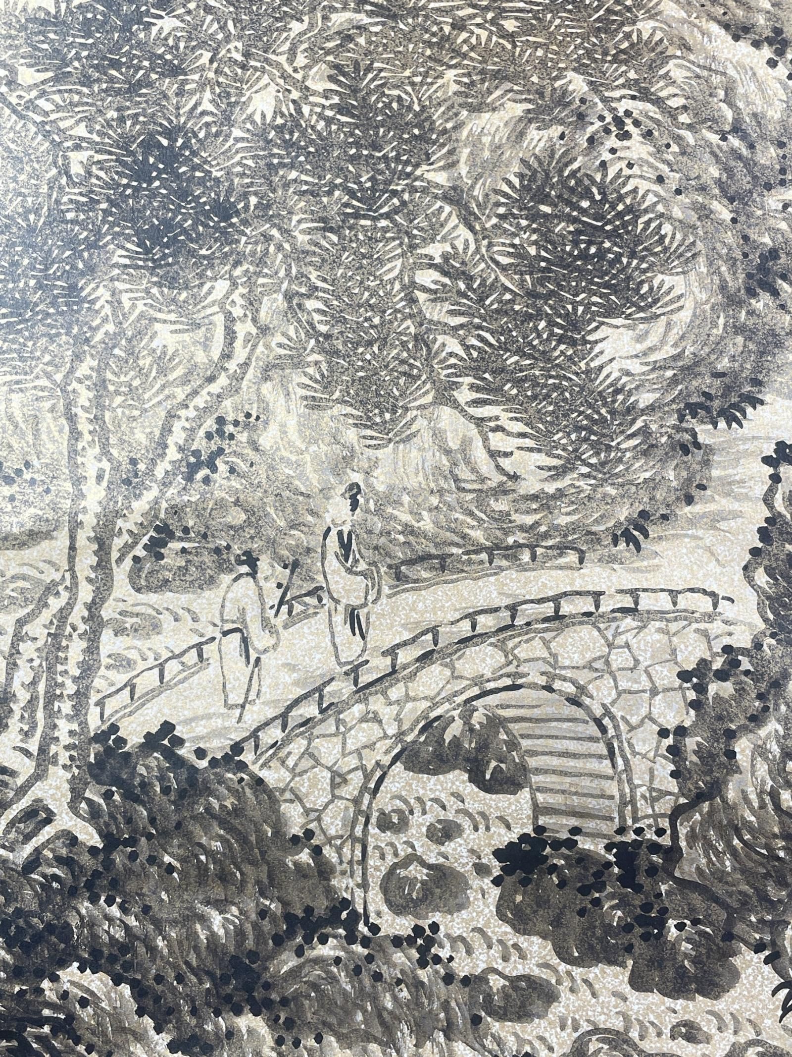 ♦江戸時代後！希少 レア物 唐金 打出し 山水図 建水 香炉 骨董品 田近竹邨 金砂子水墨山水図 - 書画骨董専門店 徳島 山本美術