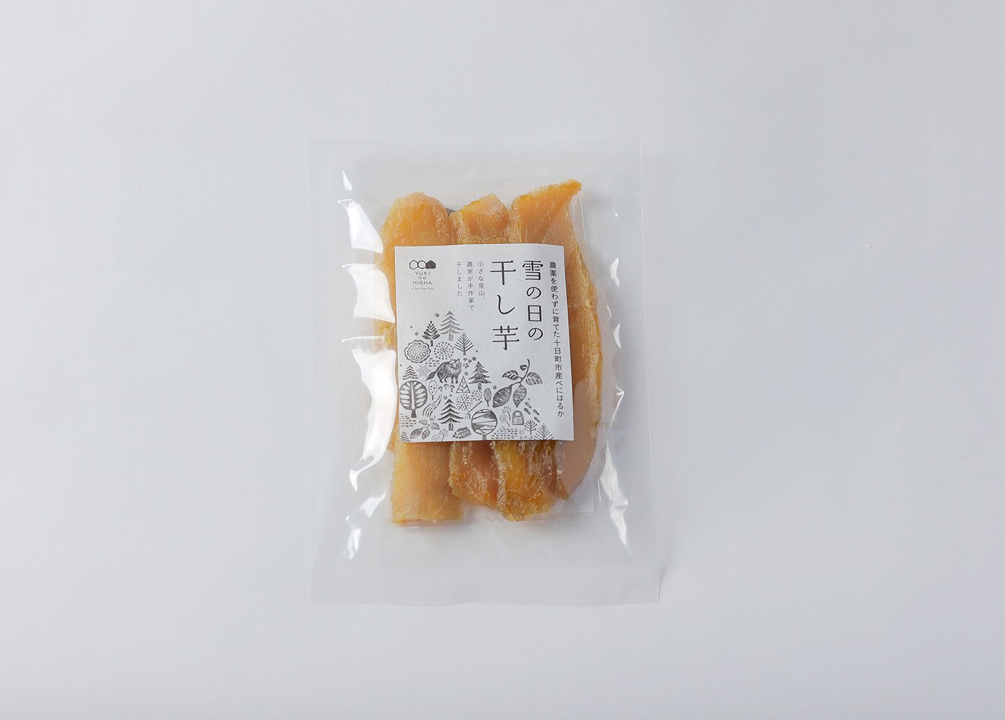 雪の日の干し芋[平干し100g]100g x 1 - 雪国のさつまいも｜wofa store