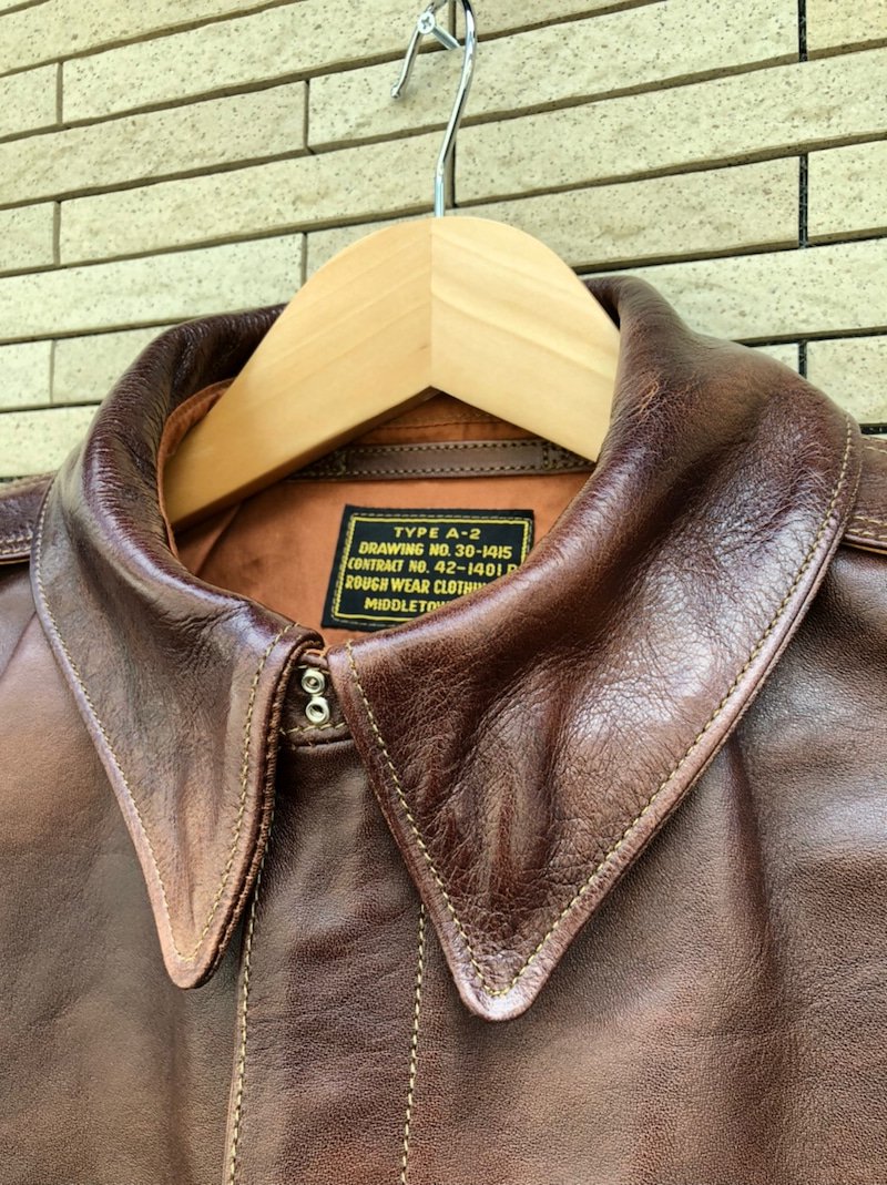 Rainbow Country(レインボーカントリー) TYPE A-2 Horsehide Tabaco Brown【RCL-10071】 |  Fresno(フレズノ)公式通販サイト