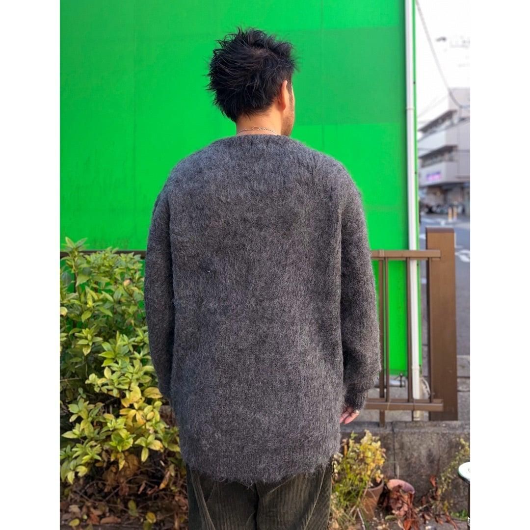 グレー色 nowos モヘアガウン グレー色 nowos モヘアガウン