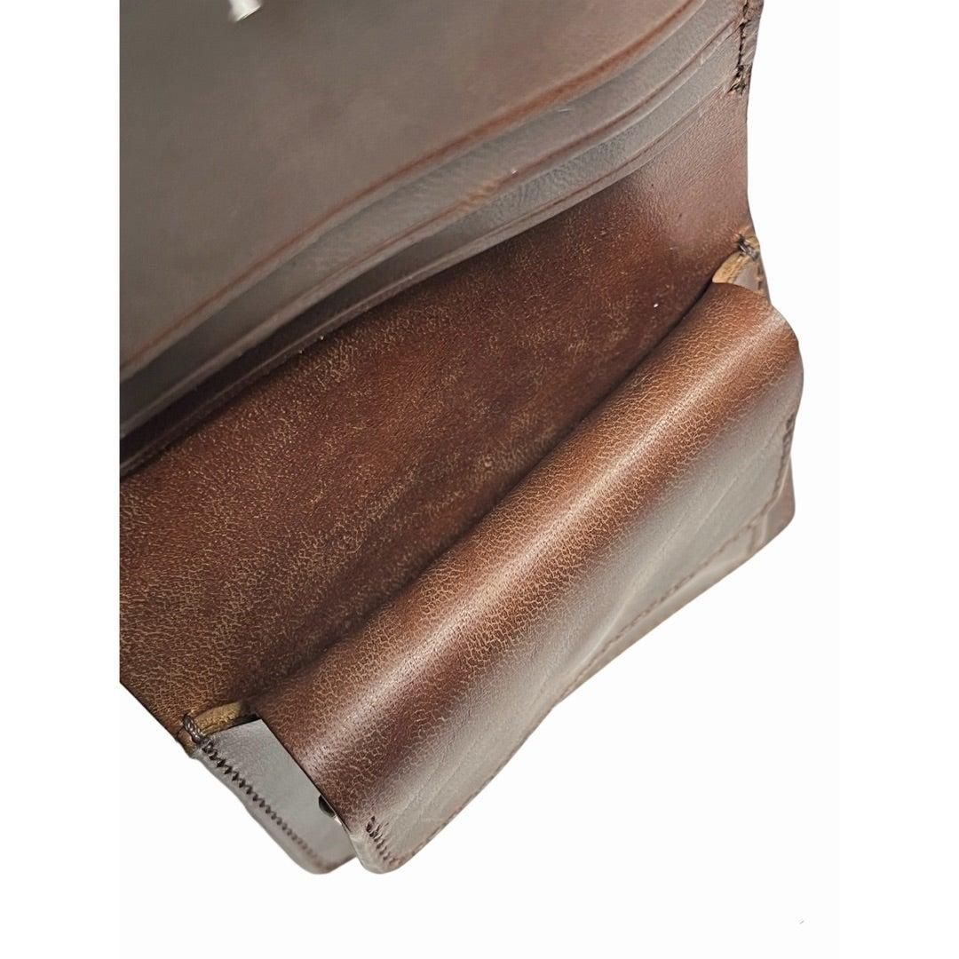 INCEPTION ショートトラッカーウォレット茶芯ホースバット OPUS INCEPTION HORSE BUTT LEATHER TRUCKER WALLET (SHORT