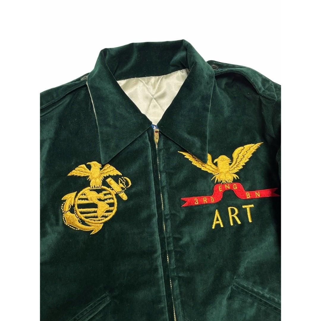 JELADO(ジェラード) USMC Souvenir Jacket フォレストグリーン