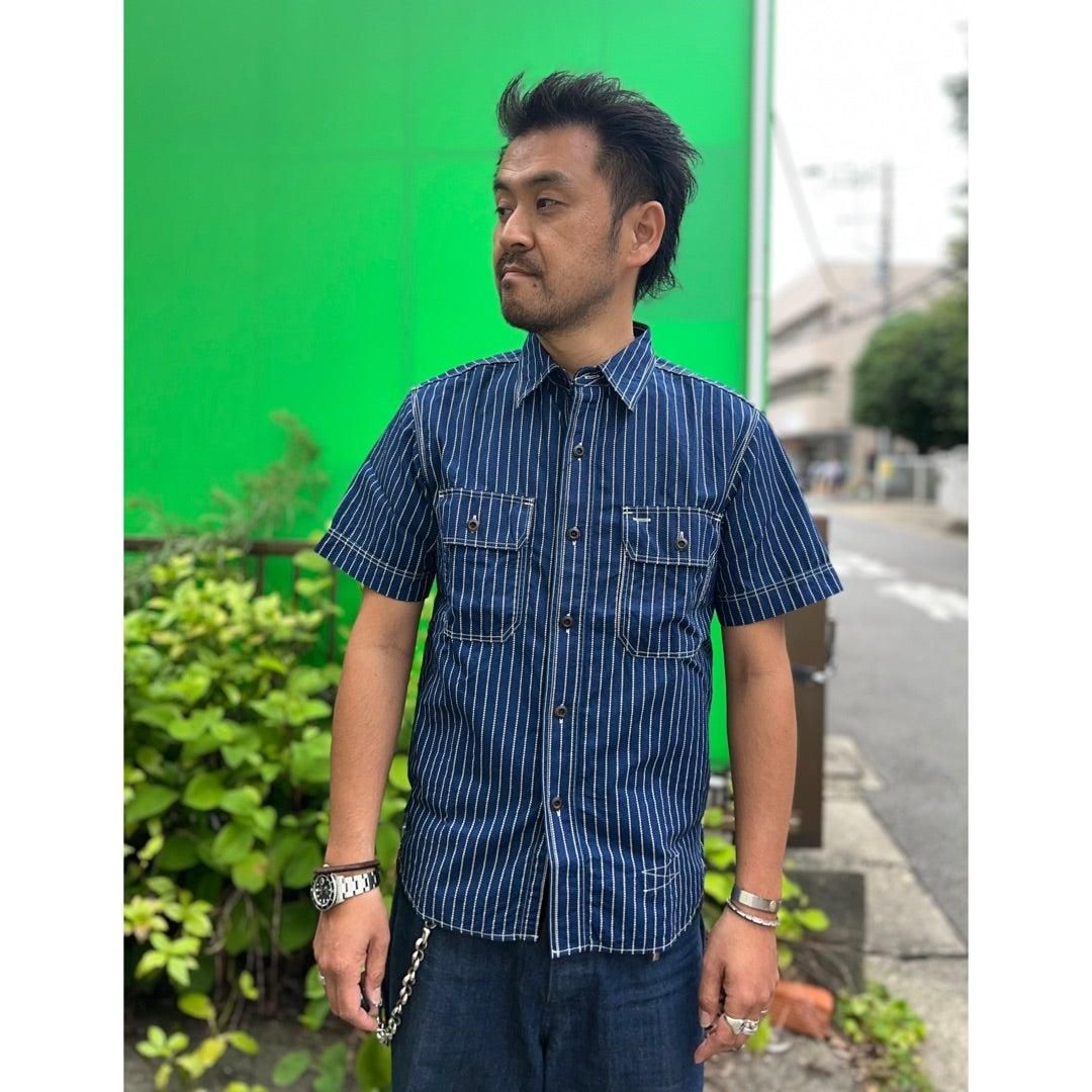 JELADO(ジェラード) Union Workers Shirt S/S Wabash Indigo