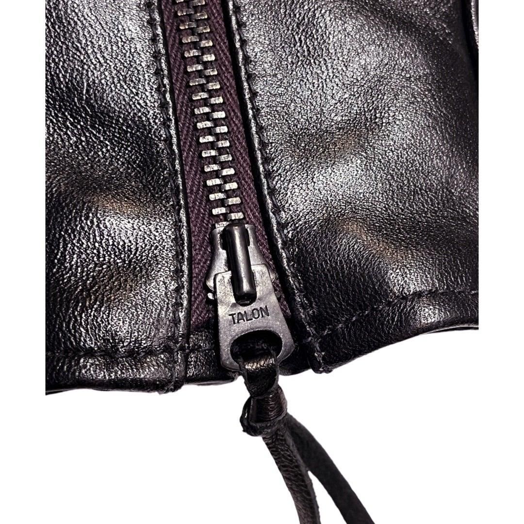 レインボーカントリー ホースハイド シングルシングルライダース ブラック 40 Rainbow Country(レインボーカントリー) 40's Horsehide Sports