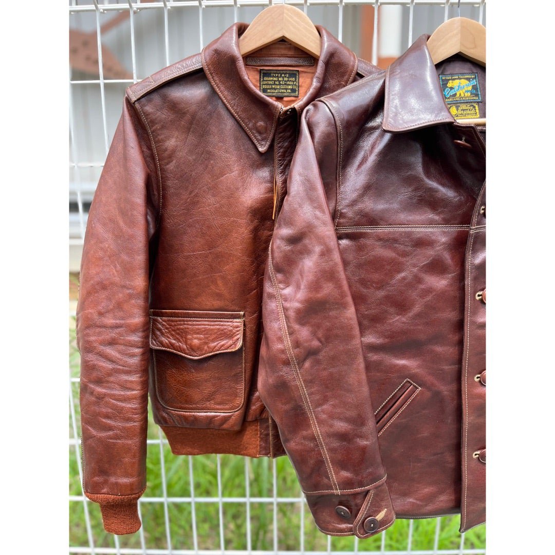 予約商品】2024年 12月～入荷予定 Fresno 別注 Rainbow Country(レインボーカントリー) 40's Hores hide  Carcoat 