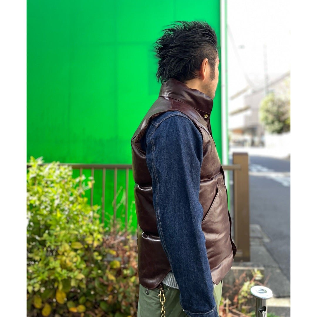 Rainbow Country(レインボーカントリー) Horsehide Down Vest