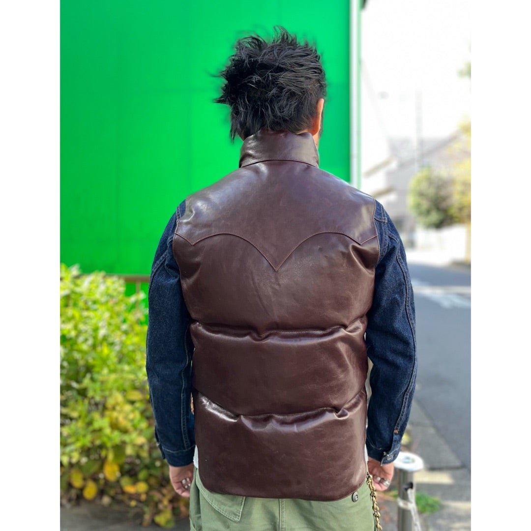 Rainbow Country(レインボーカントリー) Horsehide Down Vest