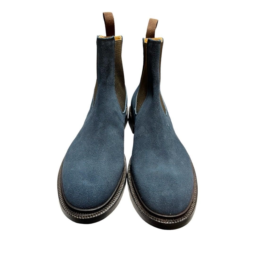 Makers PHILIPP メイカーズ サイドゴアシューズ スエード ネイビー Makers PHILIPP メイカーズ サイドゴアシューズ スエード