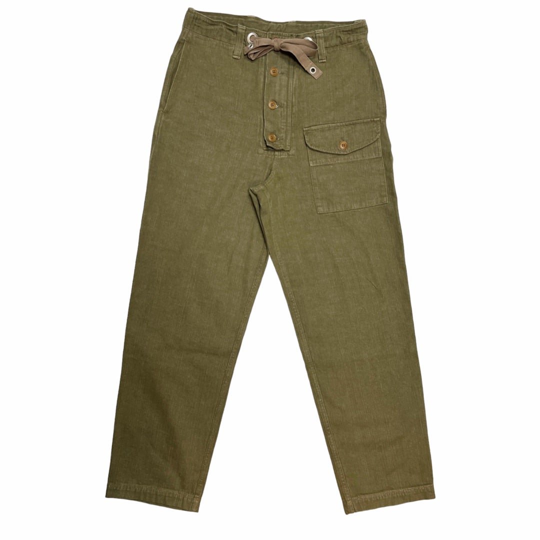 COLIMBO(コリンボ) Cavalier Royal Navy Smock Pants -10.5oz Uk-Military Green  Denim- 【ZY-0202】| Fresno(フレズノ)公式通販サイト