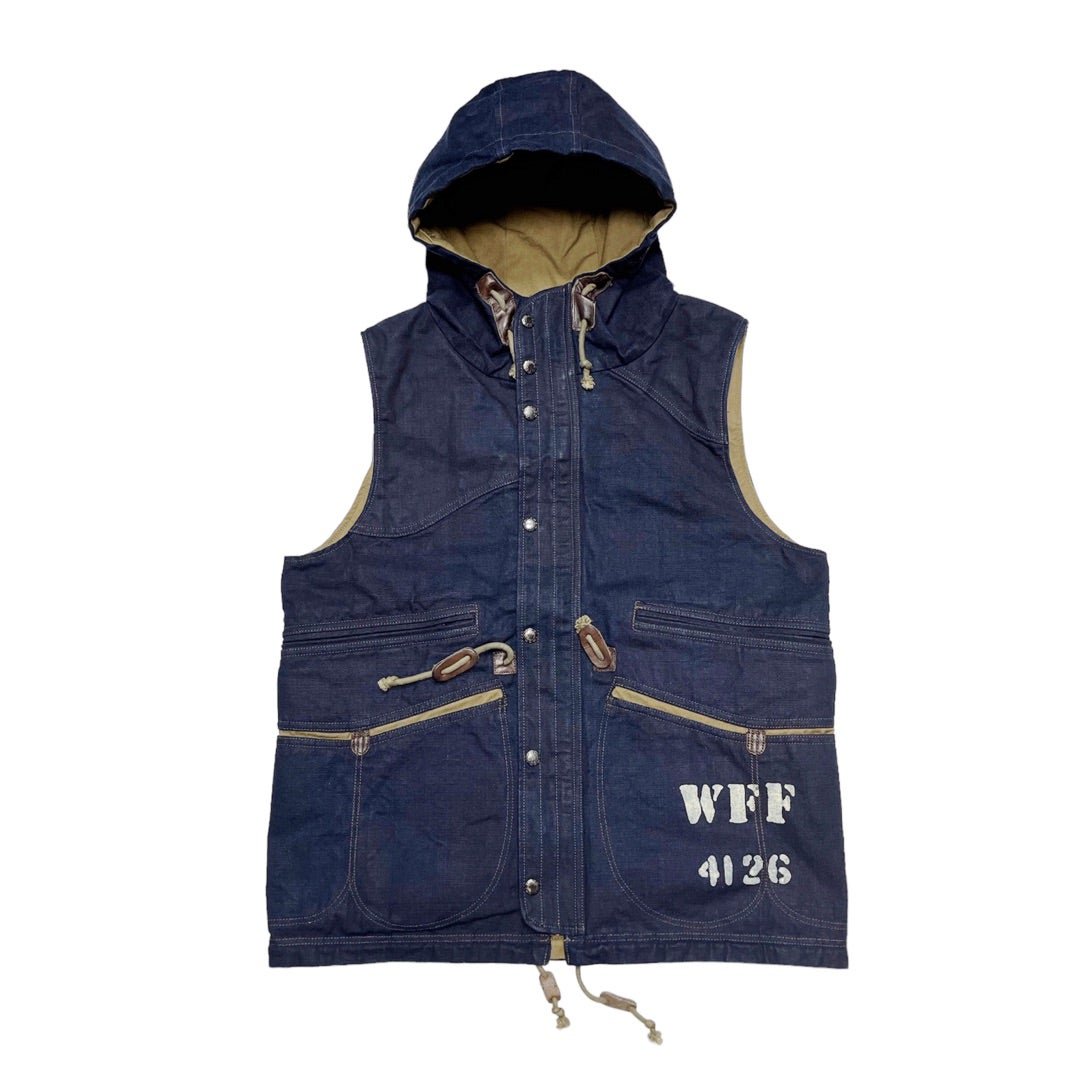 COLIMBO(コリンボ) Sniper's Vest Custom-Yarn Dyed Cotton Canvas-  Indigo【ZZ-0117】| Fresno(フレズノ)公式通販サイト