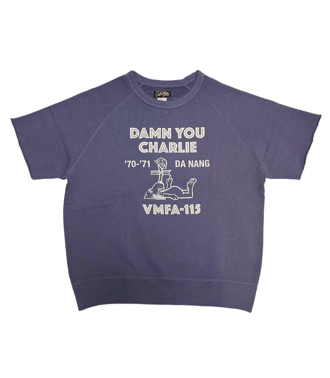 COLIMBO(コリンボ) Lagergeld Cut-off Sweat Shirt S/S Damn You Charlie  Navy【ZZ-0401】 | Fresno(フレズノ)公式通販サイト