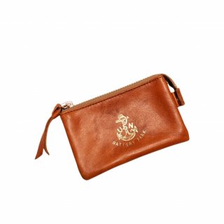 COLIMBO() BATTERY PARK COIN CASE  RUSSET BROWNZW-0706