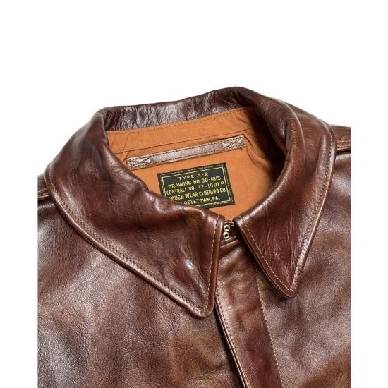 Rainbow Country(レインボーカントリー) TYPE A-2 Horsehide Tabaco ...