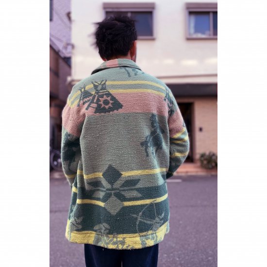 Vintage Fabric Blanket Coat(ヴィンテージファブリック ブランケット