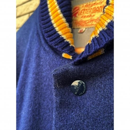 Franklin スタジャン ネイビー/ベージュ Franklin スタジャン ネイビー/ベージュ - メルカリ